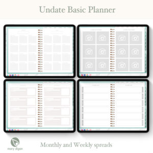 Simple Undated Digital Planner - Image 3