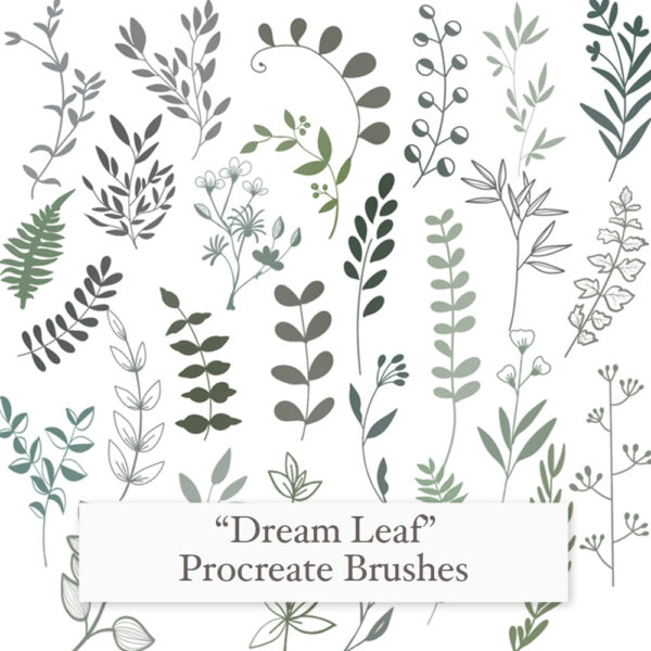 Dream Leaf procreate brushes