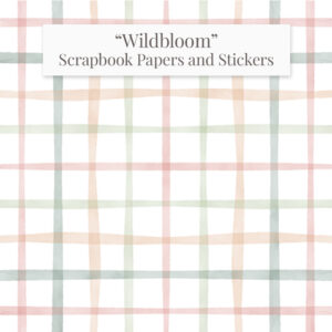 "WildBloom" Scrapbooking Printable Papers and Illustrations Collection. - Image 7